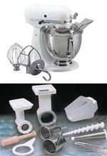 Bild KitchenAid Assistent + Stora tillbehörspaketet (FPPC) + BeaterBlade - Nu även med Beaterblade på köpet, KitchenAid Artisan KSM150PS, Applegreen