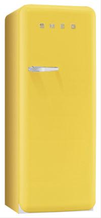 Bild Smeg FAB28 Kylskåp Gul - Smeg