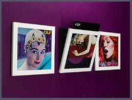 Bild Art Vinyl Ram Vit - 3 Pack - Artvinyl