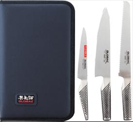 Bild Global Knivset med Etui - 4 Delar - G-666,G9,G2,GS11
