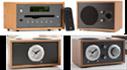Bild Tivoli Audio Model Three Bedroom Combo - Model Three+Dual Alarm Speaker+CD+Sub, Taupe/Cherry