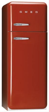 Bild Smeg FAB30 Kyl/frysskåp Röd - Smeg