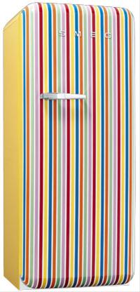 Bild Smeg FAB28 Kylskåp Randigt - Smeg