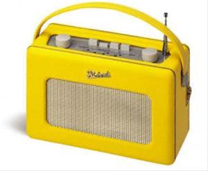 Bild Roberts Radio R250 Ferrari Yellow Äkta Läder - Roberts Radio