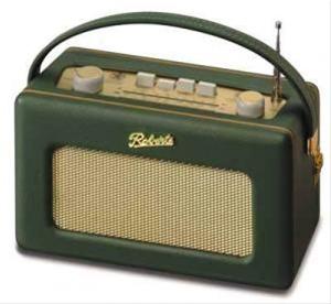 Bild Roberts Radio R250 British Racing Green Äkta Läder - Roberts Radio