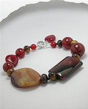 Bild Armband med agat och tigeröga,