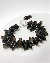 Bild Armband med rökkvarts och silverlås, sista exemplaret