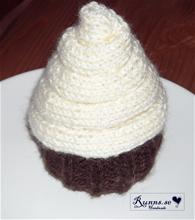 Bild Amigurumi - Cupcake (grädde)