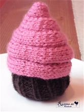 Bild Amigurumi - Cupcake (jordgubb)