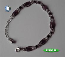 Bild Armband -  Opal (lila)