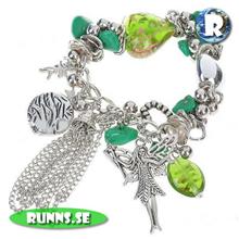 Bild Armband - Big heart (Grön)