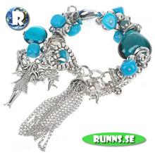 Bild Armband - Big heart (Turkost)