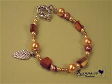 Bild Armband - Guld/orange