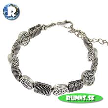 Bild Armband - Kinesiska mynt (fyrkant)