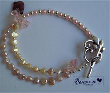 Bild Armband - Viola (rosa/guld)