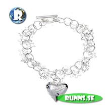 Bild Armband silver - Hjärta