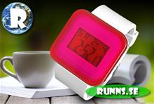 Bild Armbandsur - Retro Plastic (röd/vit)