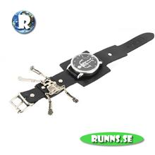 Bild Armbandsur dödskalle - Big skeleton