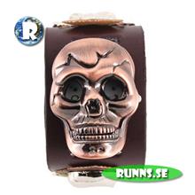 Bild Armbandsur dödskalle - Flip-up skull (2)