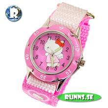 Bild Armbandsur Hello Kitty - Kardborrband (rosa)