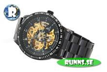 Bild Armbandsur IK Colouring - Black Skeleton (svart/guld)