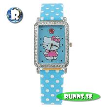 Bild Armbandsur Kitty - Prickar (blå)