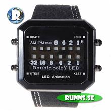 Bild Armbandsur LED - 13st LEDs Binär klocka