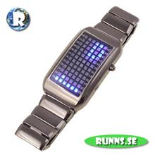 Bild Armbandsur med LED - Grey Matrix (blue light)