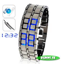 Bild Armbandsur med LED - Ice Samurai (blått ljus)