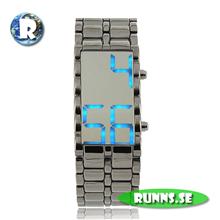 Bild Armbandsur med LED - Ice Samurai Clean (grå + blått ljus)