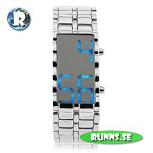 Bild Armbandsur med LED - Ice Samurai Clean (silver + blått ljus)