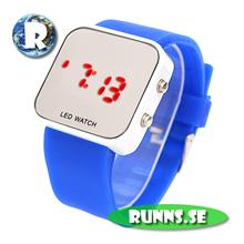 Bild Armbandsur med LED - Retro Plastic Mirror (blå)