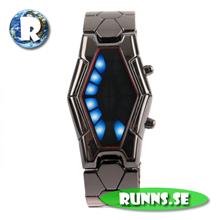 Bild Armbandsur med LED - the Snake (grå)