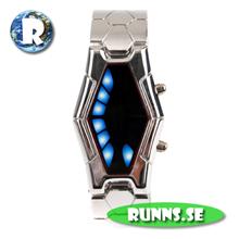 Bild Armbandsur med LED - the Snake (silver)