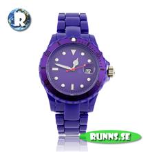 Bild Armbandsur plastklocka - Plastic (lila)