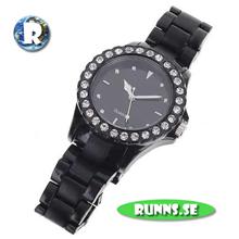 Bild Armbandsur Plastklocka - Plastic Crystal  (svart)