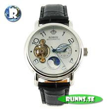 Bild Armbandsur Robisi - Classic Automatic självuppdragande (vit)