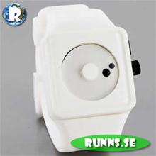 Bild Armbandsur Silicon - Dots (vit/vit)