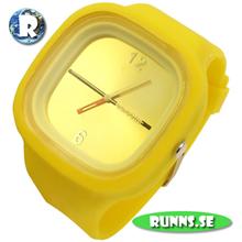 Bild Armbandsur Silikon - Gummiretro (gul/gul)