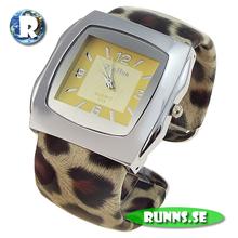 Bild Armbandsur Wide - Leopard (grå)