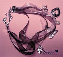 Bild Berlockarmband Budskapstag - Organza