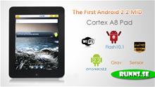 Bild Cortex A8 FS-805T Surfplatta - 8 Touch Screen Android 2.2 MID Wi-Fi (silver)