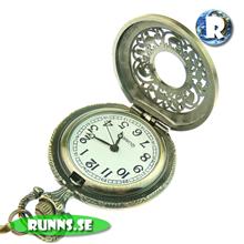 Bild Fickur/halsband - Blommor (bronze)