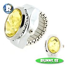 Bild Fingerklocka - Crystal (gul)
