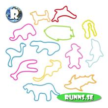 Bild Gummiband - FunnyBands / Djur (20stycken)