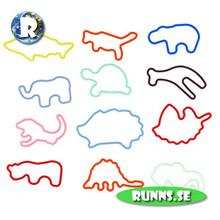Bild Gummiband - FunnyBands / Djur (48stycken)