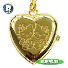 Bild Halsband klocka - Hello Kitty (guld)