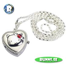 Bild Halsband med klocka - Hello Kitty hjärta