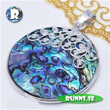 Bild Halsbands hänge - Rund (swirl)