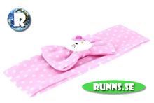 Bild Hello Kitty - Hårband (tyg, prickig)